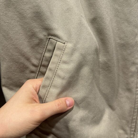 Wallace & Barnes Work Jacket Canvas Chore Barn Coat Insulated Tan Zip Up Men XXL - Picture 2 of 12